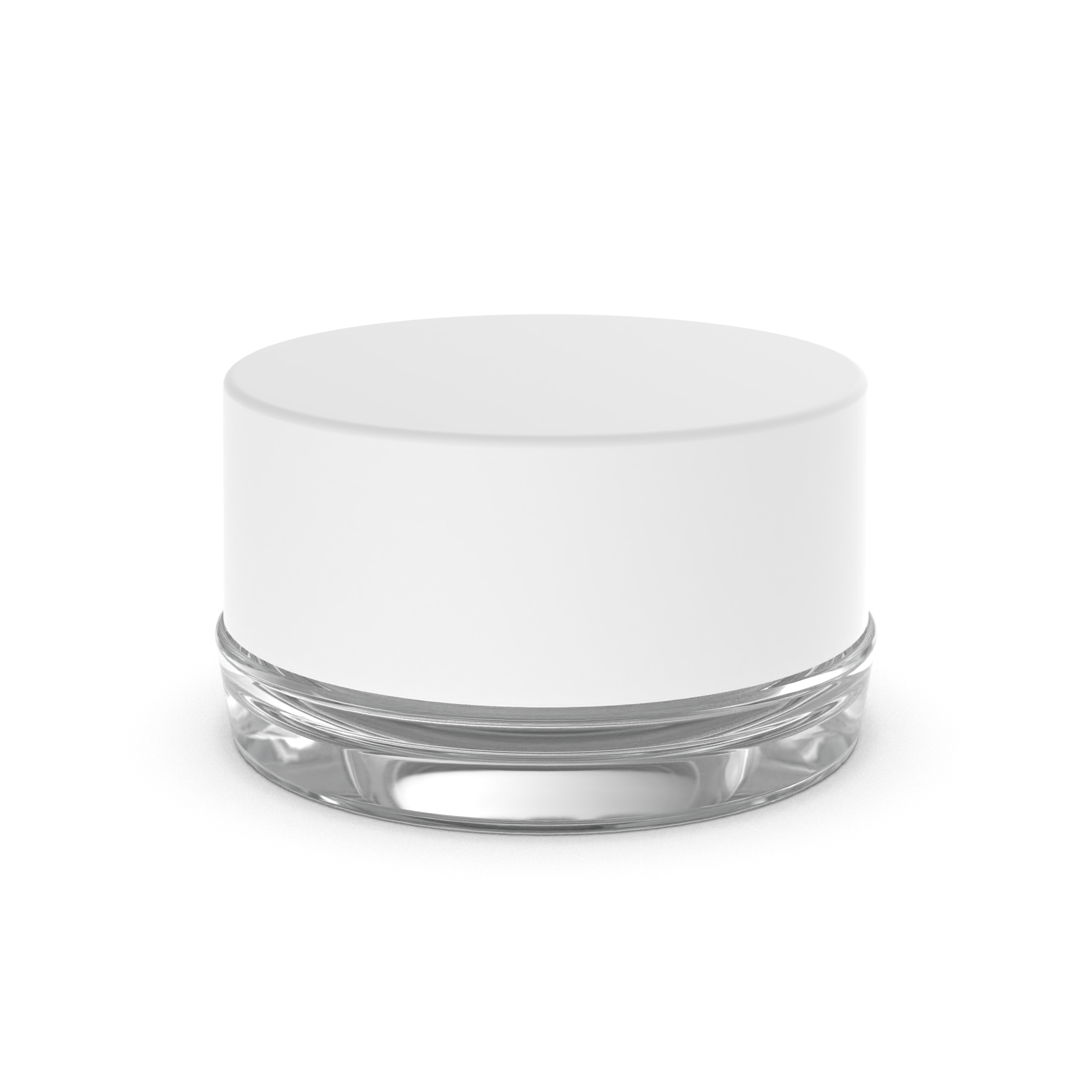 Goodlook® Classic — Magnifying Glass Concentrate Jars (8 ml) with White 38-400 Lids